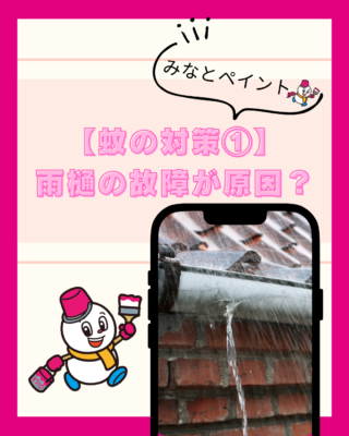 【蚊の対策①】雨樋の故障が蚊の大量発生につながるって本当?